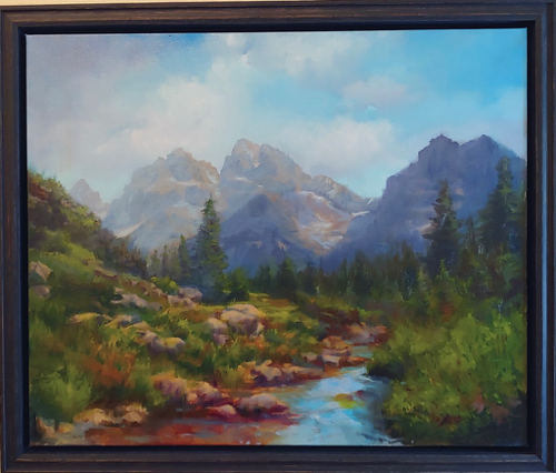 Click to view detail for Mountain Grandeur 20x24 $1200